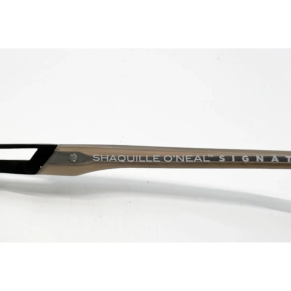 Shaquille O'Neal Eyeglasses Mens Black Grey Square Frame 57-18-150